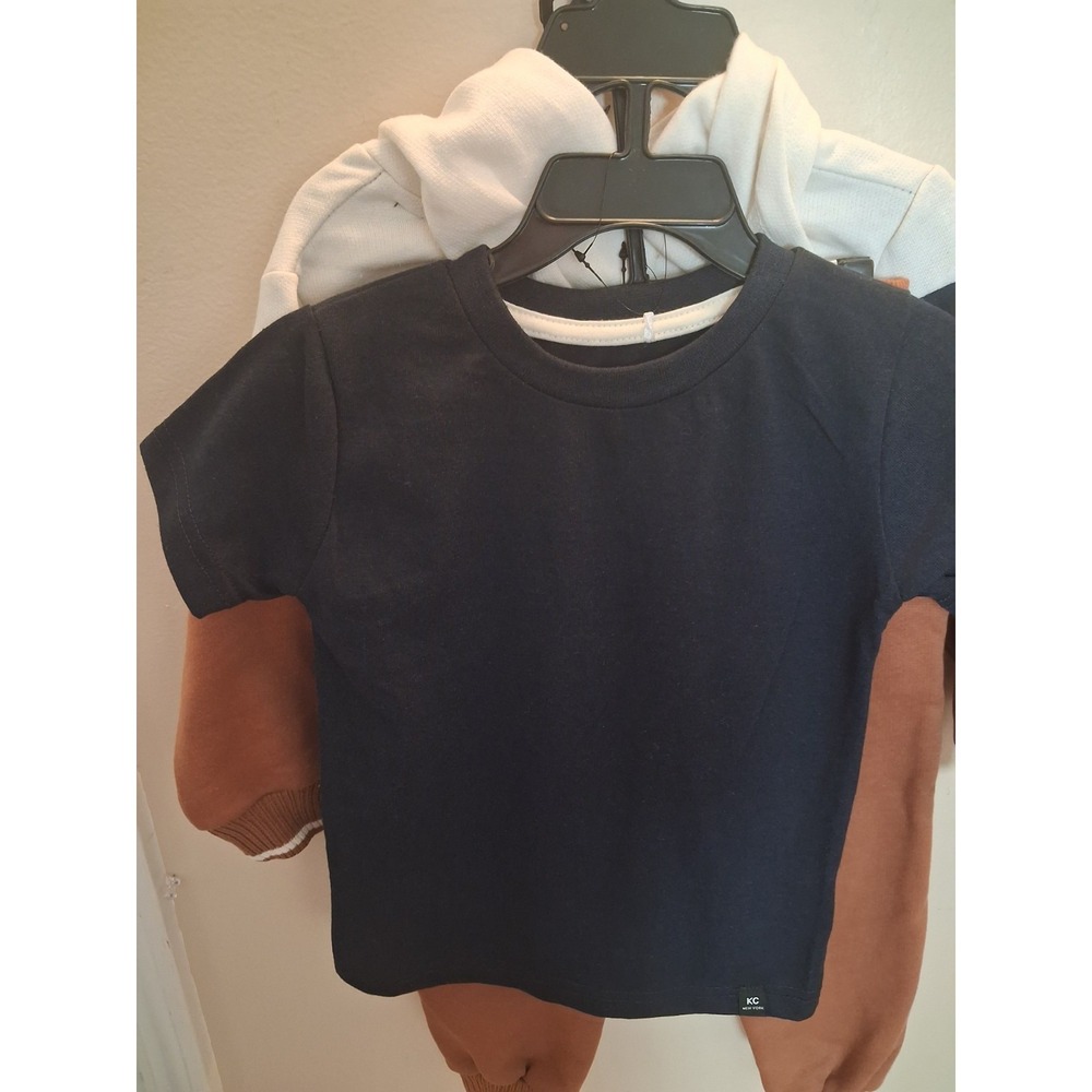 Kenneth Cole Boys  3T Jogger Tee Hoodie Set - Picture 4 of 4